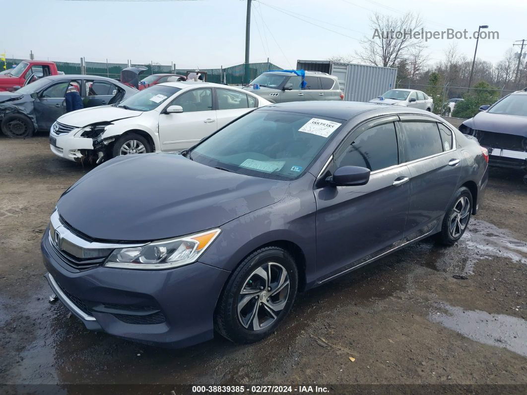 2017 Honda Accord Lx Gray vin: 1HGCR2F31HA125192