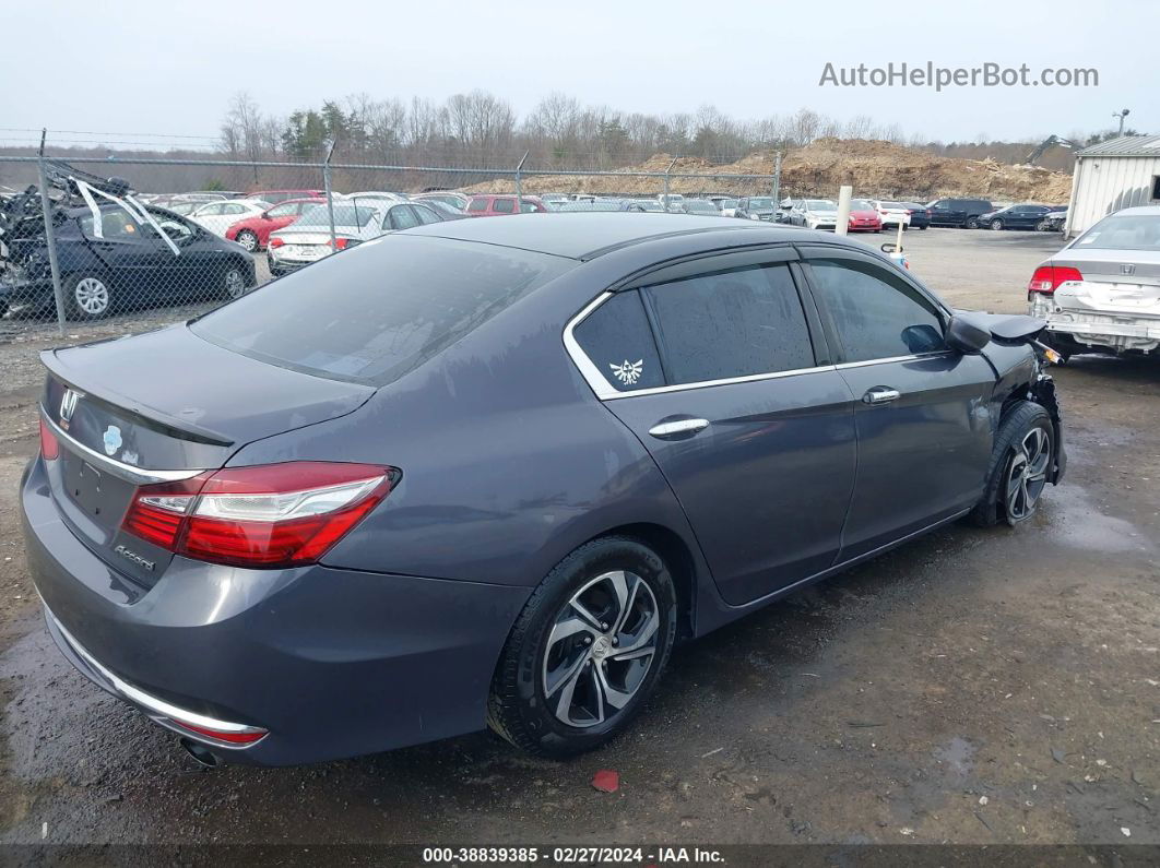 2017 Honda Accord Lx Gray vin: 1HGCR2F31HA125192