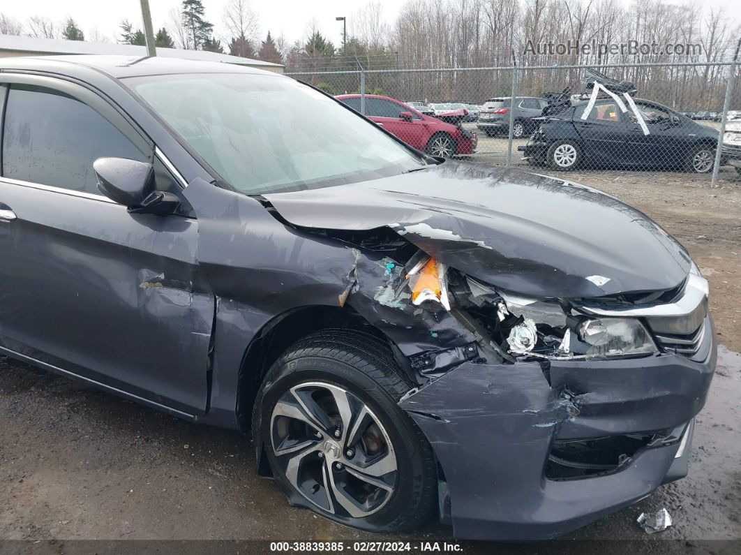 2017 Honda Accord Lx Gray vin: 1HGCR2F31HA125192