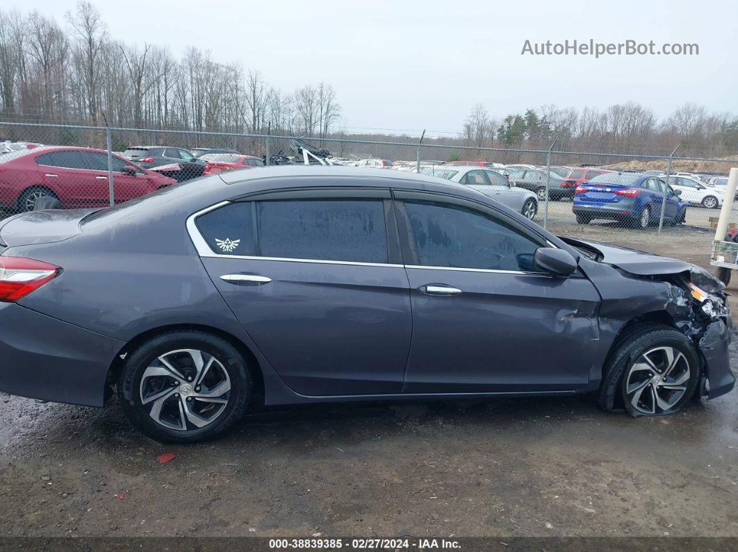 2017 Honda Accord Lx Gray vin: 1HGCR2F31HA125192