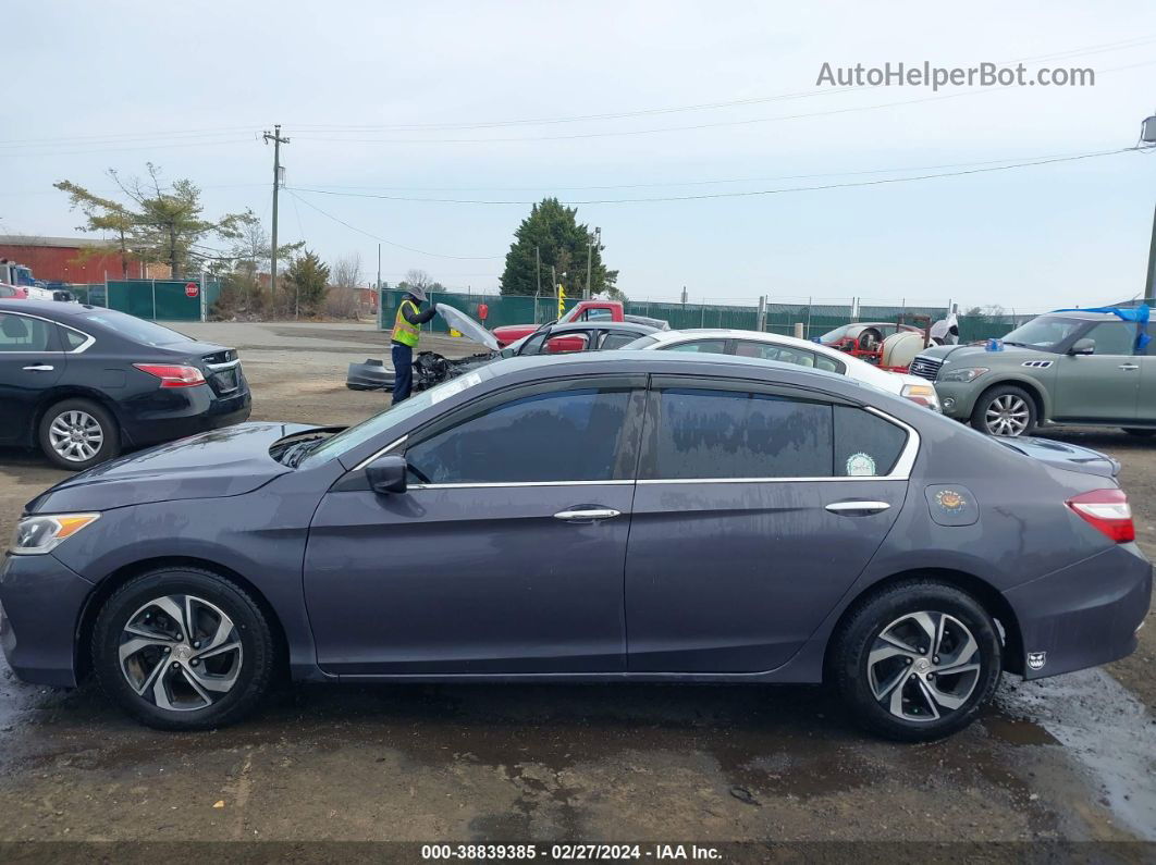 2017 Honda Accord Lx Gray vin: 1HGCR2F31HA125192