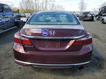 2017 Honda Accord Lx Maroon vin: 1HGCR2F31HA130134