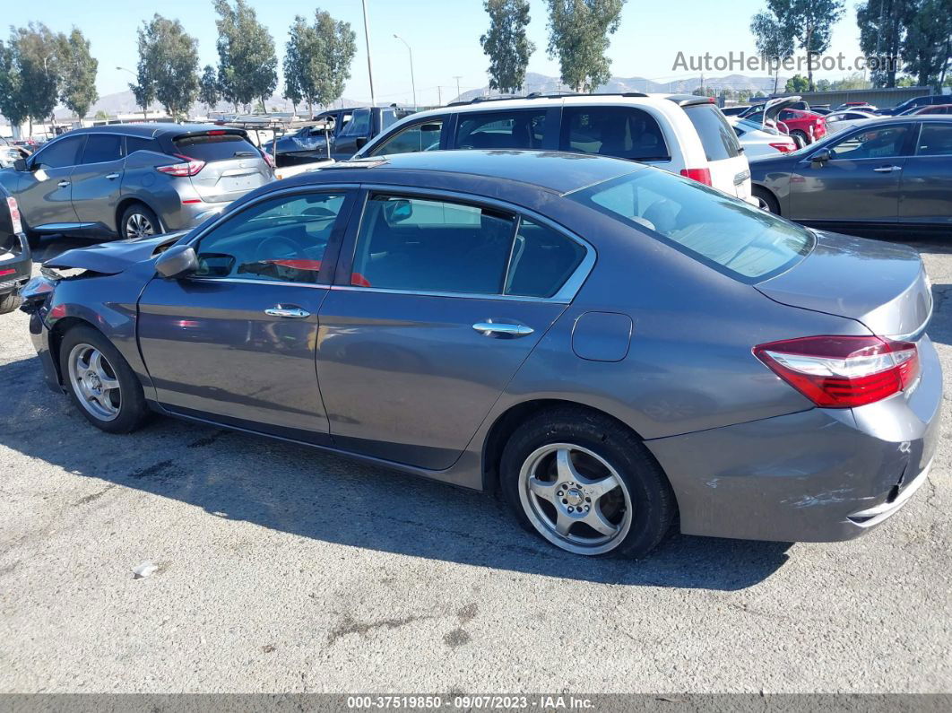 2017 Honda Accord Lx Gray vin: 1HGCR2F31HA133261