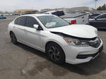 2017 Honda Accord Lx White vin: 1HGCR2F31HA140744