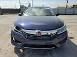 2017 Honda Accord Lx Blue vin: 1HGCR2F31HA166440