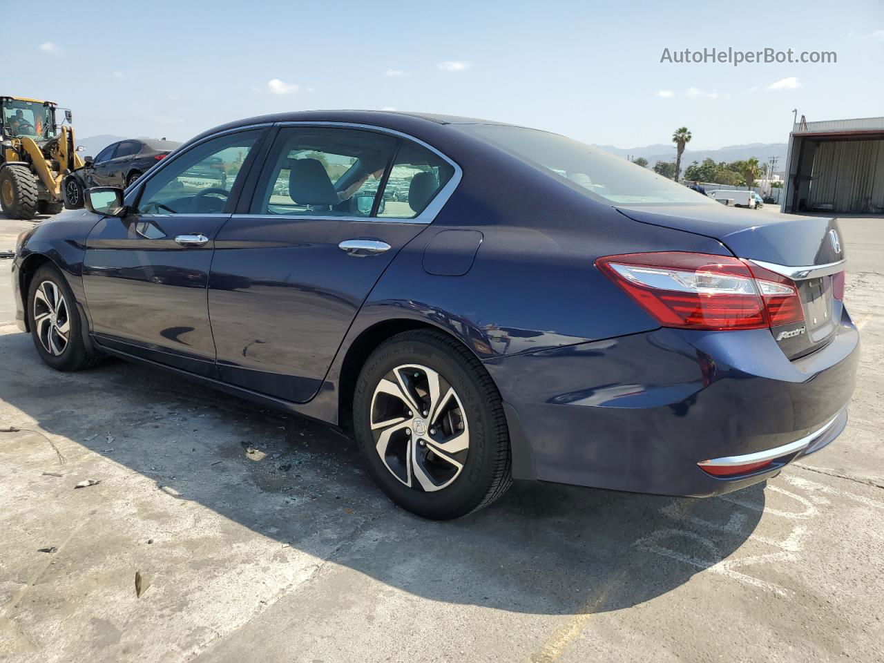 2017 Honda Accord Lx Blue vin: 1HGCR2F31HA166440