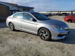 2017 Honda Accord Lx Silver vin: 1HGCR2F31HA201171