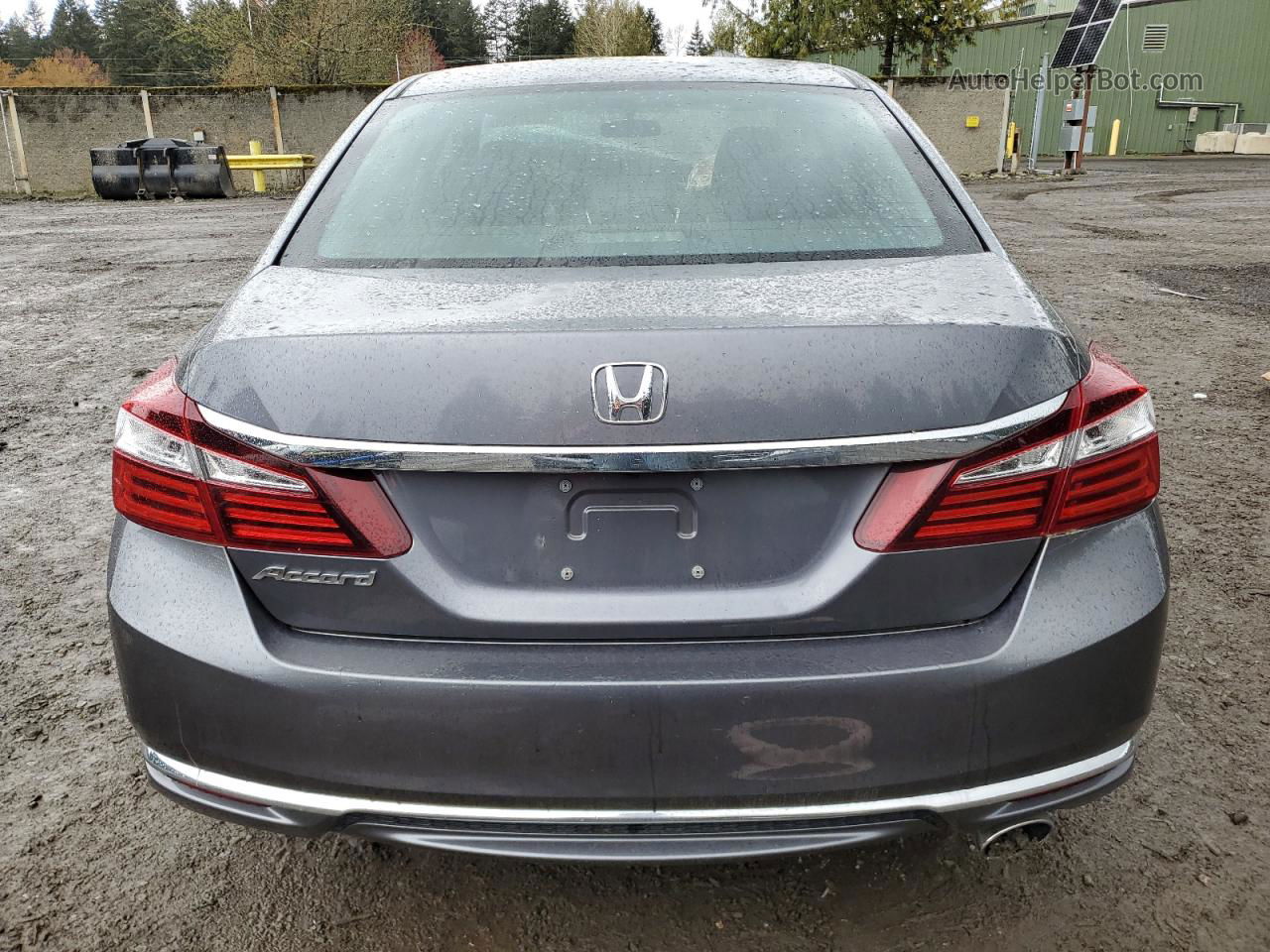 2017 Honda Accord Lx Gray vin: 1HGCR2F31HA216091