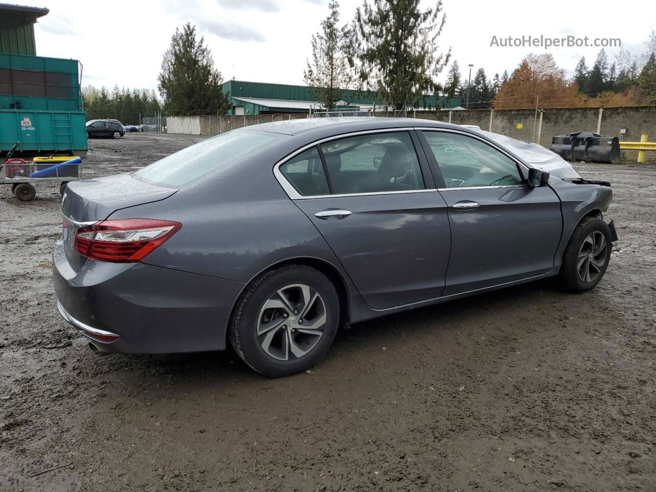 2017 Honda Accord Lx Gray vin: 1HGCR2F31HA216091