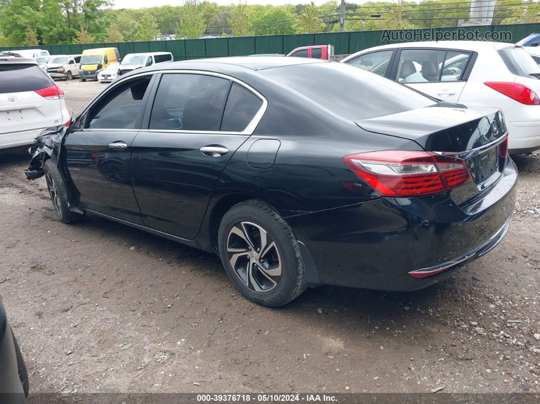 2017 Honda Accord Lx Black vin: 1HGCR2F31HA238026