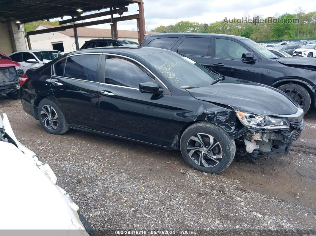 2017 Honda Accord Lx Black vin: 1HGCR2F31HA238026