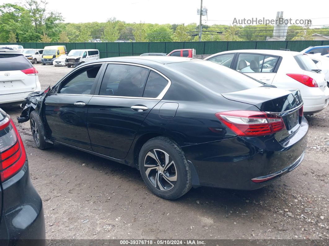 2017 Honda Accord Lx Black vin: 1HGCR2F31HA238026