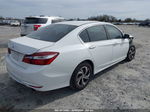 2017 Honda Accord Lx White vin: 1HGCR2F31HA263184