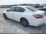 2017 Honda Accord Lx White vin: 1HGCR2F31HA263184