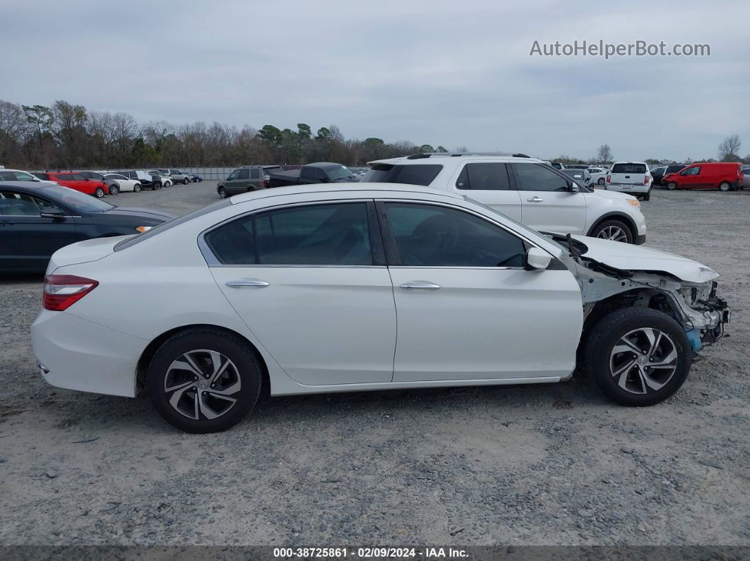 2017 Honda Accord Lx White vin: 1HGCR2F31HA263184