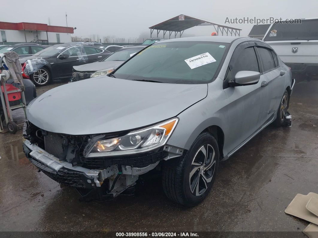 2017 Honda Accord Lx Silver vin: 1HGCR2F31HA290885