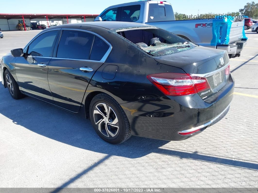 2017 Honda Accord Lx Black vin: 1HGCR2F31HA299778