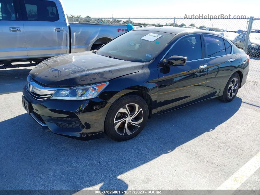 2017 Honda Accord Lx Black vin: 1HGCR2F31HA299778