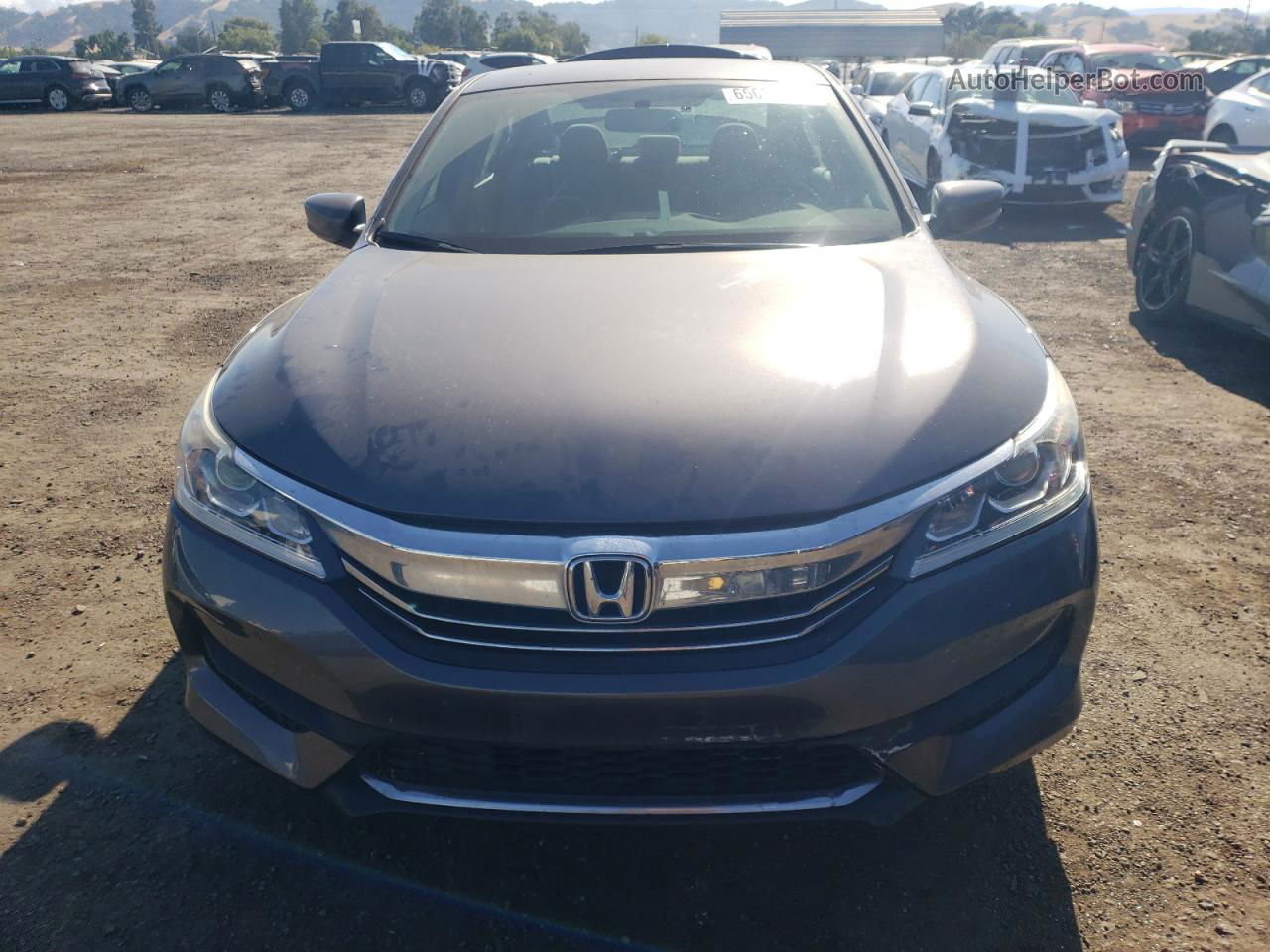 2017 Honda Accord Lx Серый vin: 1HGCR2F31HA302064