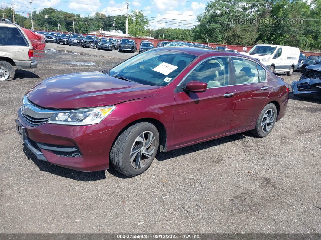 2017 Honda Accord Lx Purple vin: 1HGCR2F31HA308611