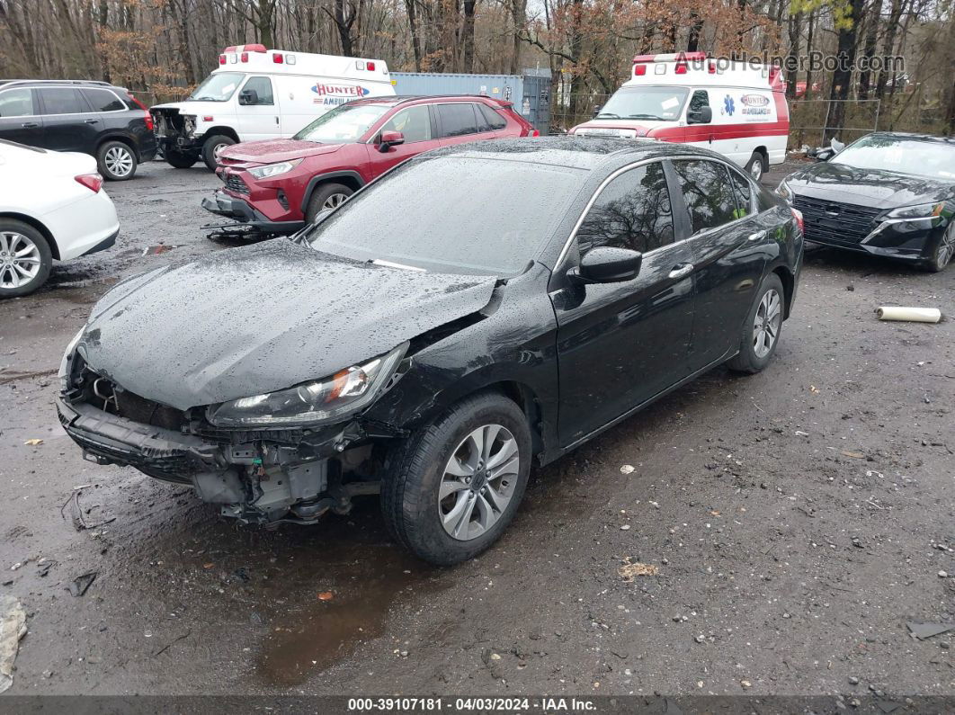 2014 Honda Accord Lx Black vin: 1HGCR2F32EA038252