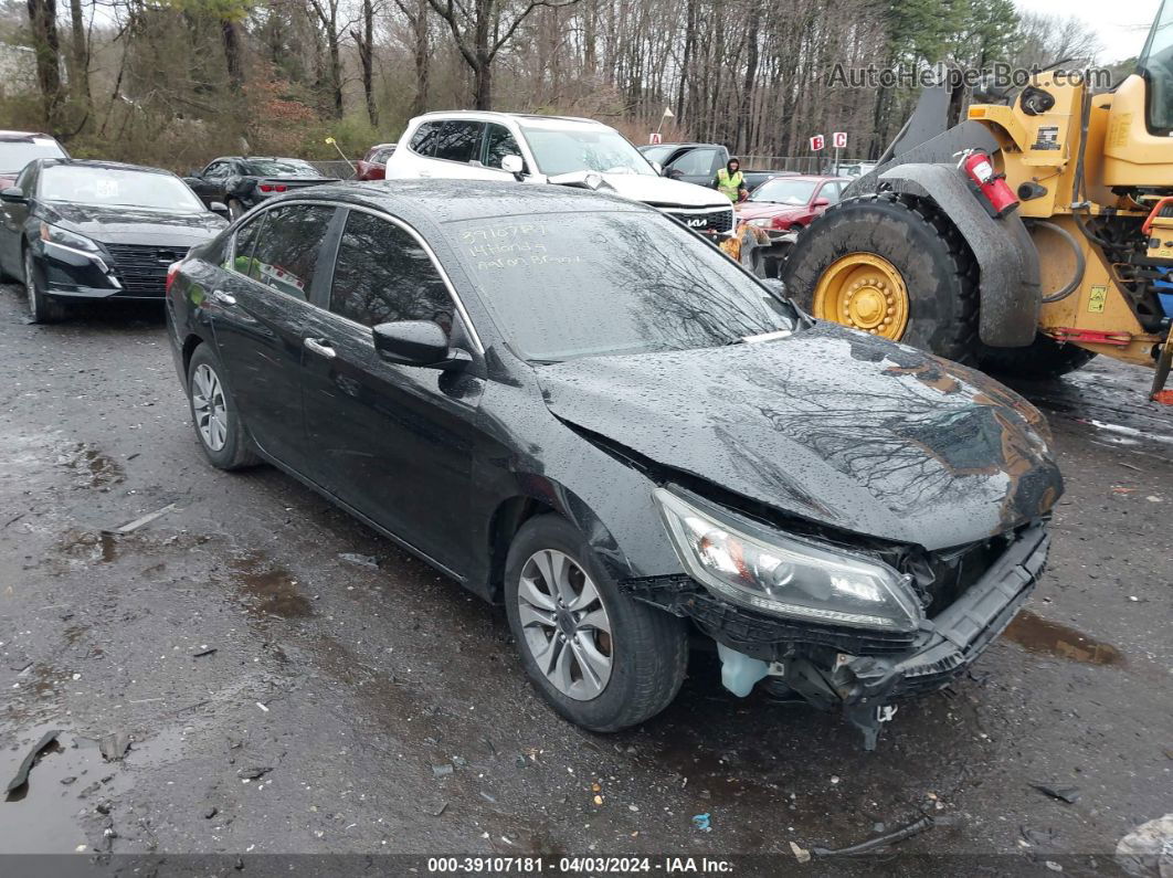 2014 Honda Accord Lx Black vin: 1HGCR2F32EA038252