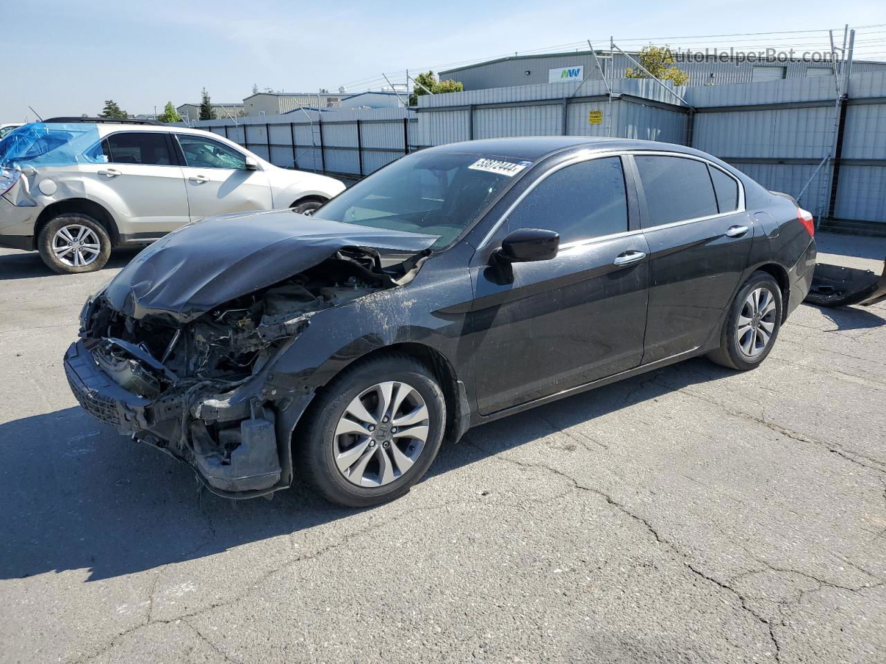 2014 Honda Accord Lx Black vin: 1HGCR2F32EA047002