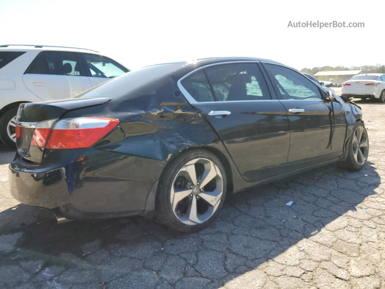 2014 Honda Accord Lx Черный vin: 1HGCR2F32EA048151