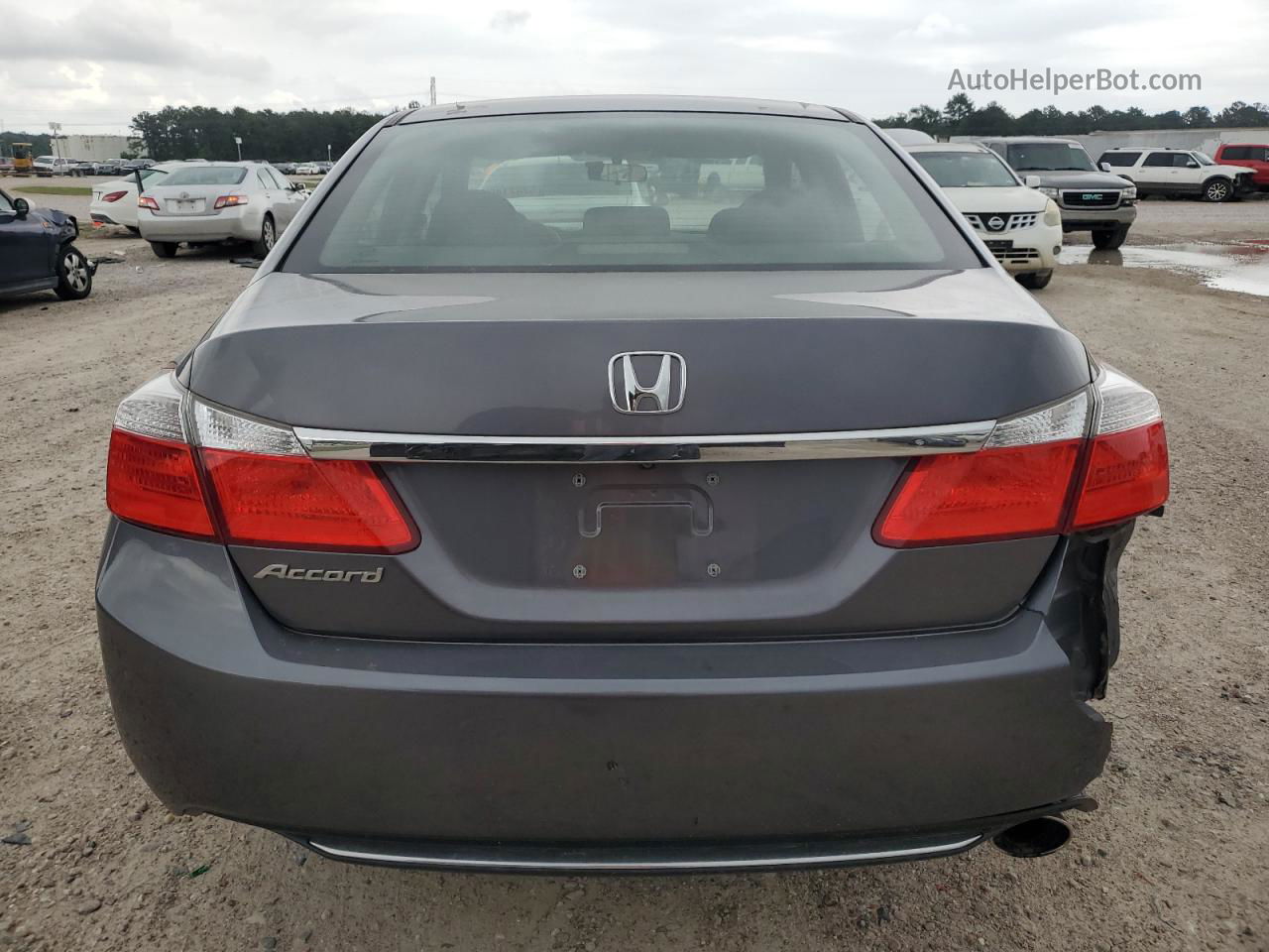 2014 Honda Accord Lx Gray vin: 1HGCR2F32EA072014