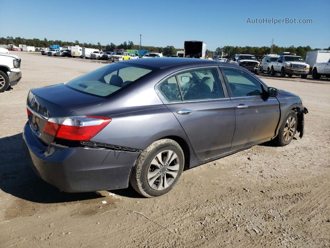 2014 Honda Accord Lx Черный vin: 1HGCR2F32EA129540