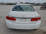 2014 Honda Accord Lx White vin: 1HGCR2F32EA151411