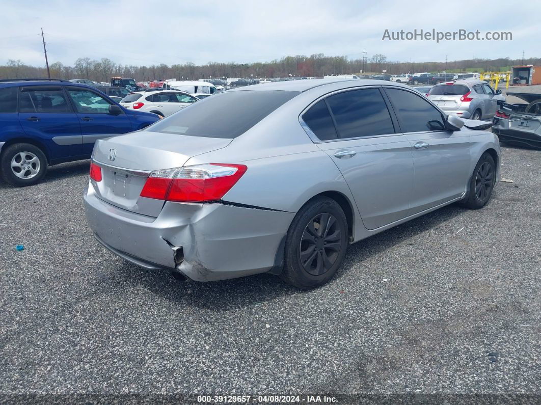 2014 Honda Accord Lx Gray vin: 1HGCR2F32EA155961