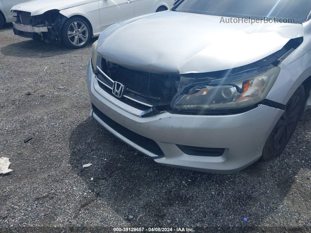 2014 Honda Accord Lx Gray vin: 1HGCR2F32EA155961