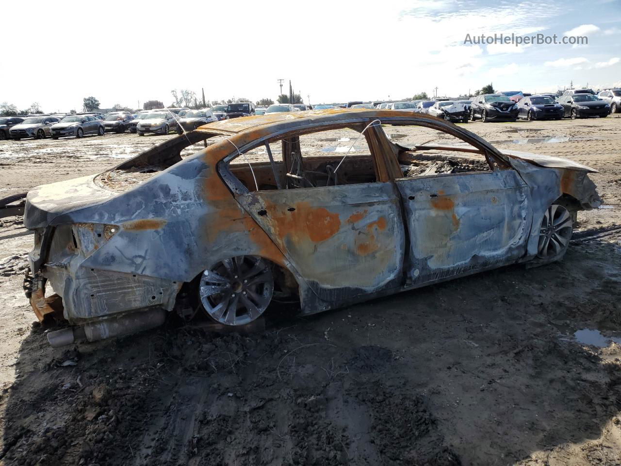 2014 Honda Accord Lx Burn vin: 1HGCR2F32EA211526