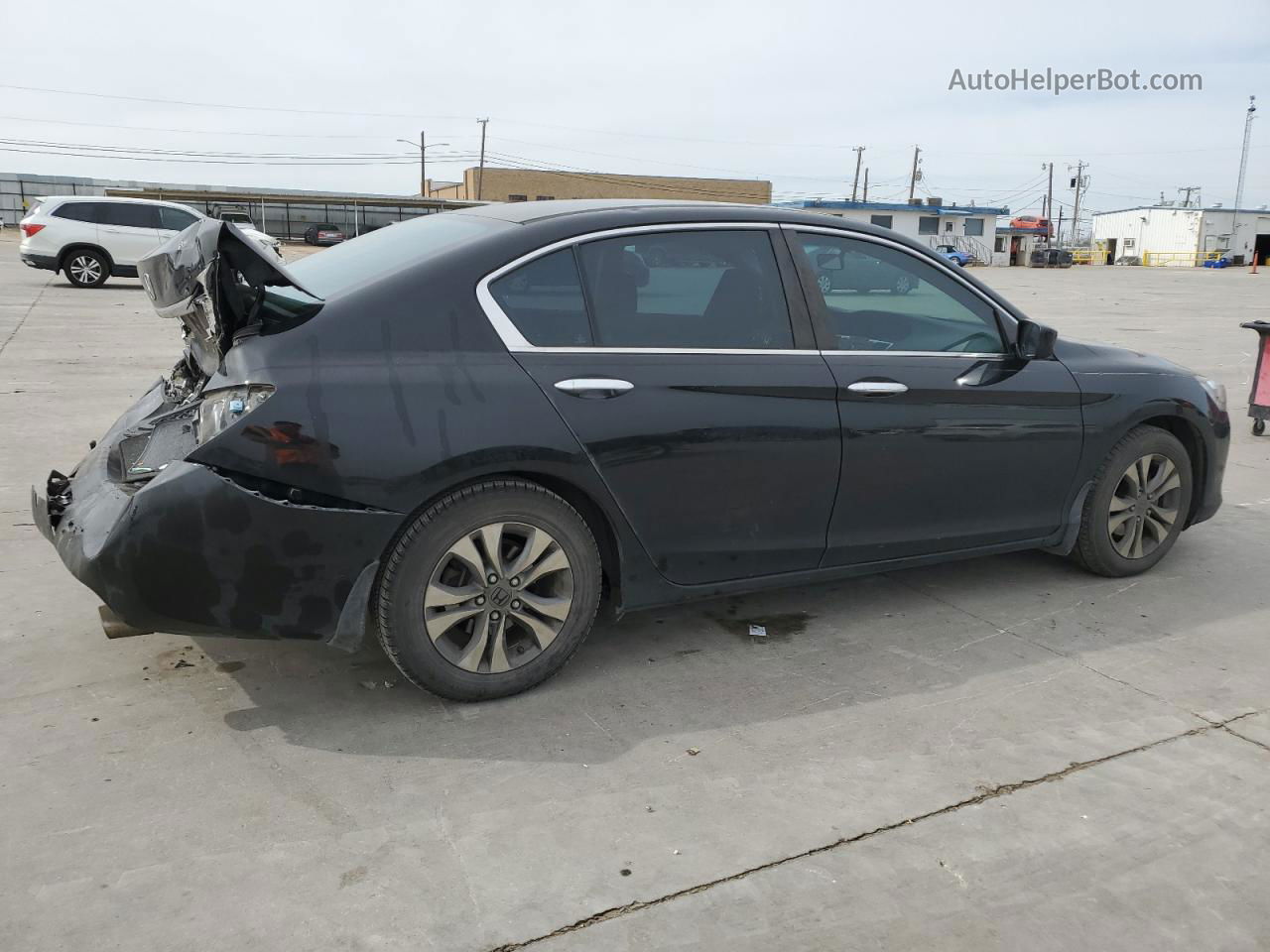 2014 Honda Accord Lx Black vin: 1HGCR2F32EA238791