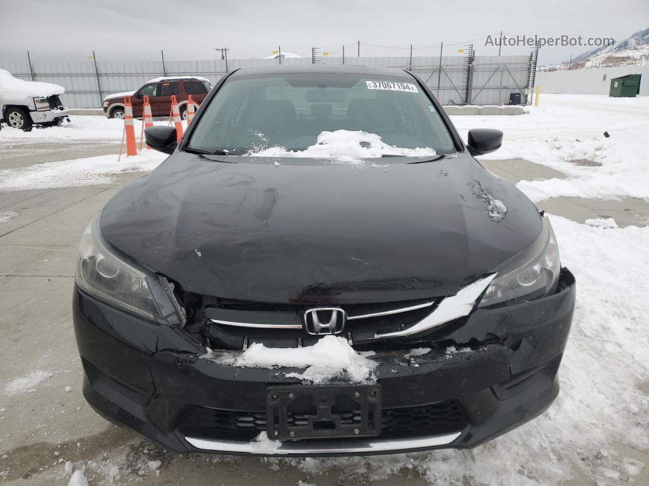 2014 Honda Accord Lx Black vin: 1HGCR2F32EA254408