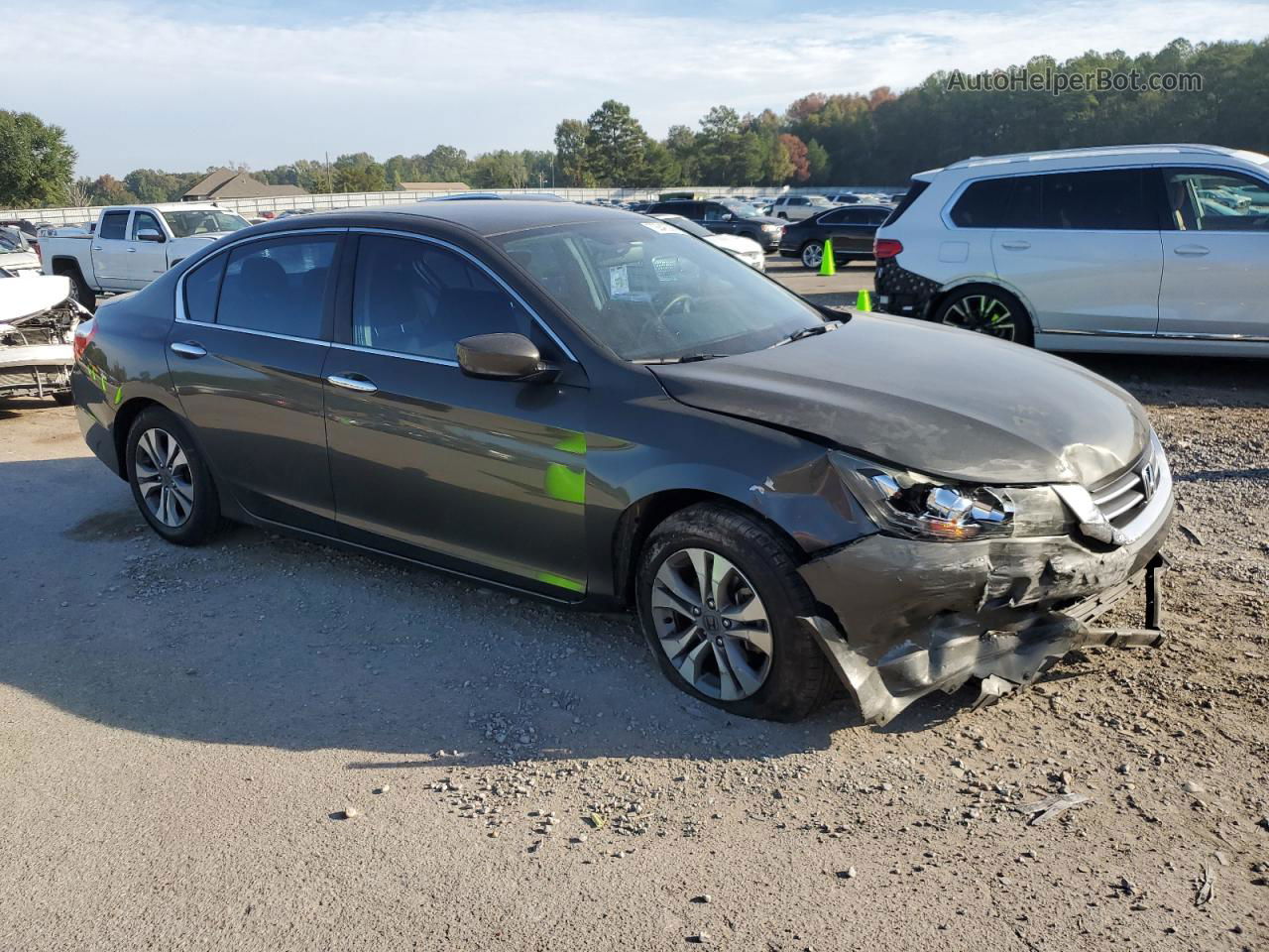 2014 Honda Accord Lx Charcoal vin: 1HGCR2F32EA262962