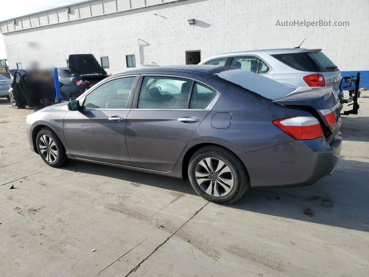 2014 Honda Accord Lx Gray vin: 1HGCR2F32EA270088