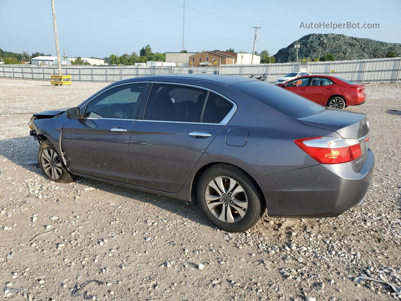 2014 Honda Accord Lx Gray vin: 1HGCR2F32EA276487