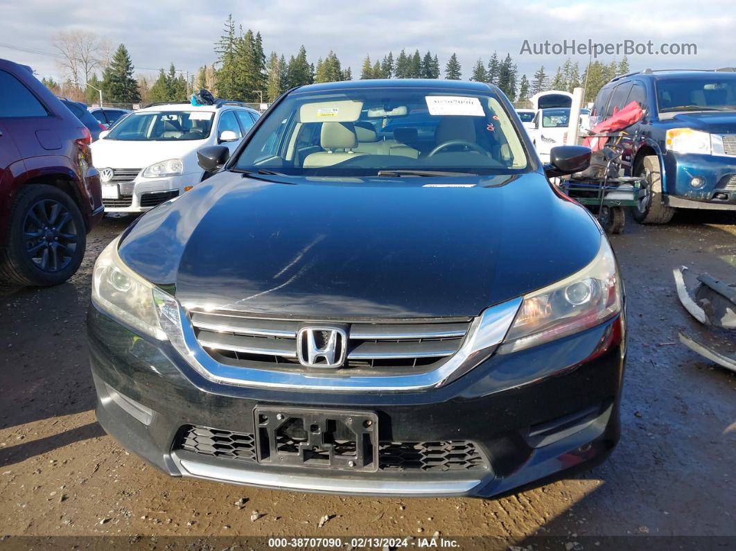 2014 Honda Accord Lx Black vin: 1HGCR2F32EA291314