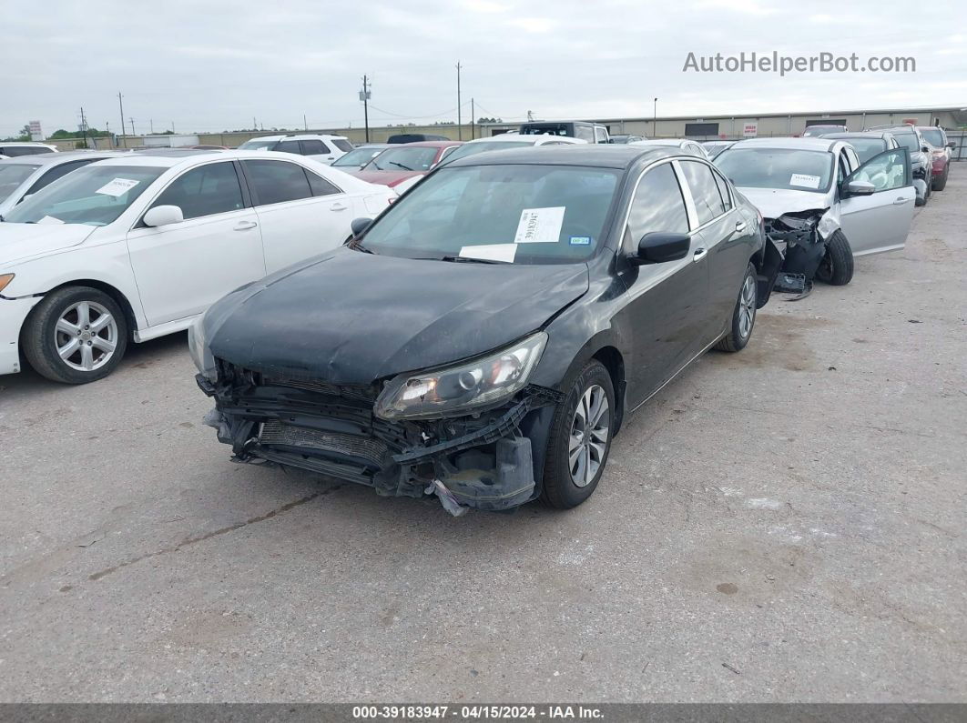 2015 Honda Accord Lx Black vin: 1HGCR2F32FA002076