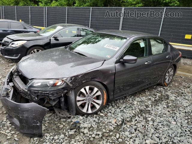 2015 Honda Accord Lx Gray vin: 1HGCR2F32FA018987