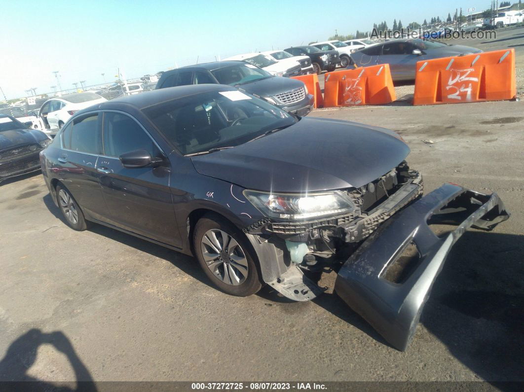 2015 Honda Accord Sedan Lx Gray vin: 1HGCR2F32FA045655