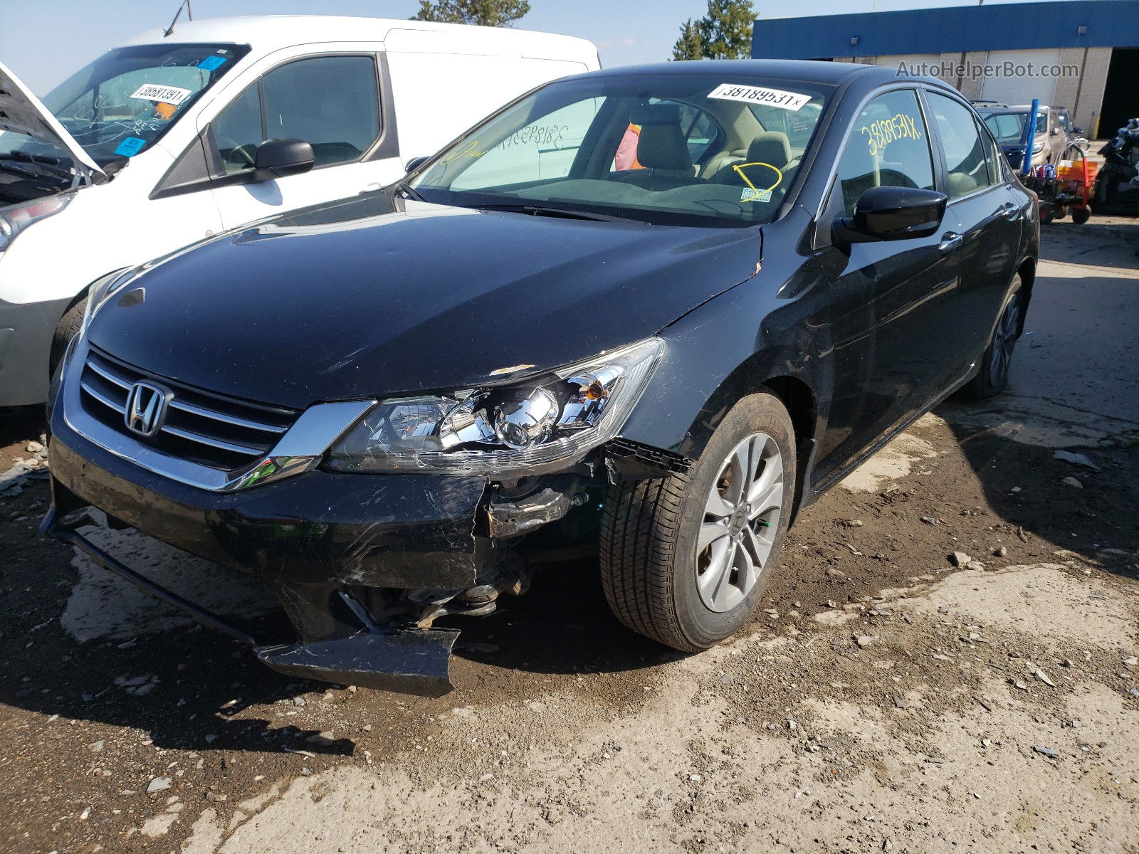 2015 Honda Accord Lx Black vin: 1HGCR2F32FA061774