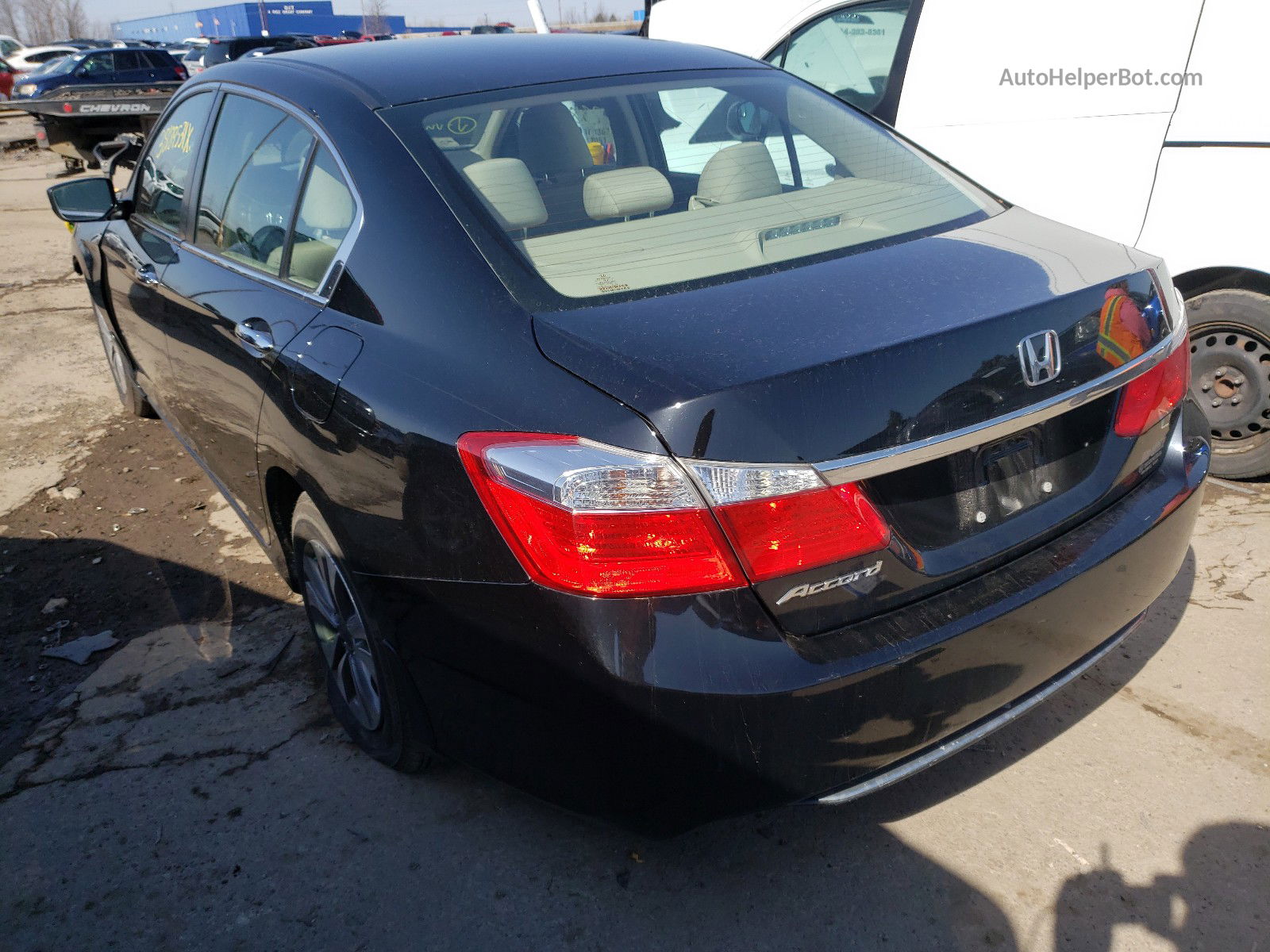 2015 Honda Accord Lx Черный vin: 1HGCR2F32FA061774