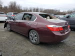 2015 Honda Accord Lx Maroon vin: 1HGCR2F32FA062424