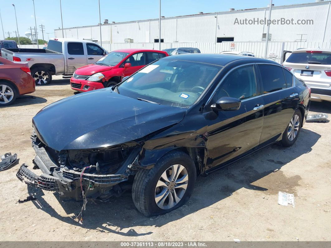 2015 Honda Accord Lx Black vin: 1HGCR2F32FA095813