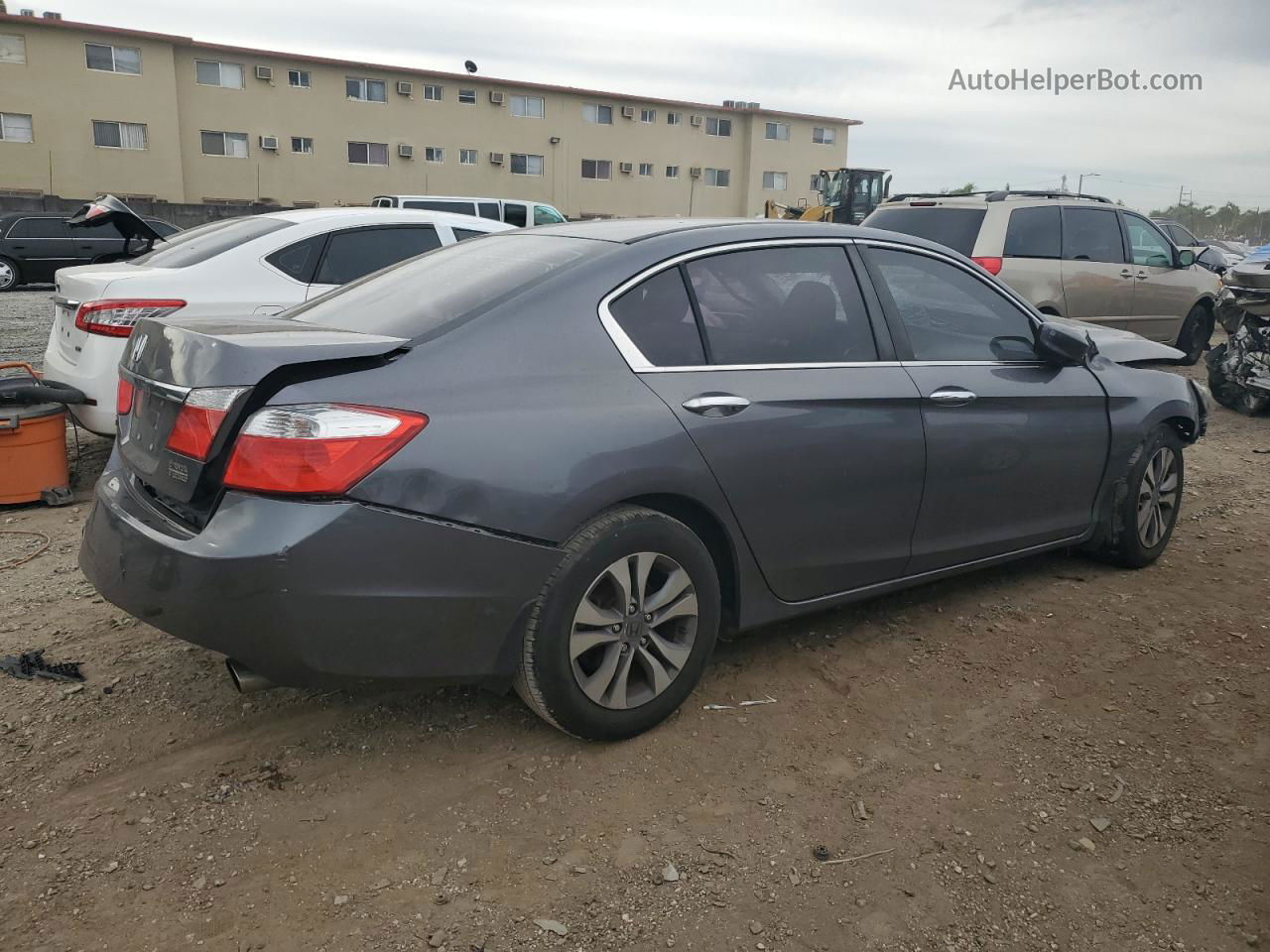 2018 Honda Accord Lx Gray vin: 1HGCR2F32FA153824