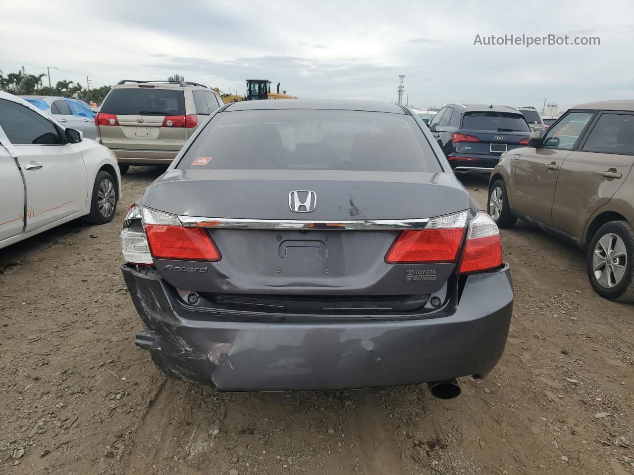 2018 Honda Accord Lx Gray vin: 1HGCR2F32FA153824