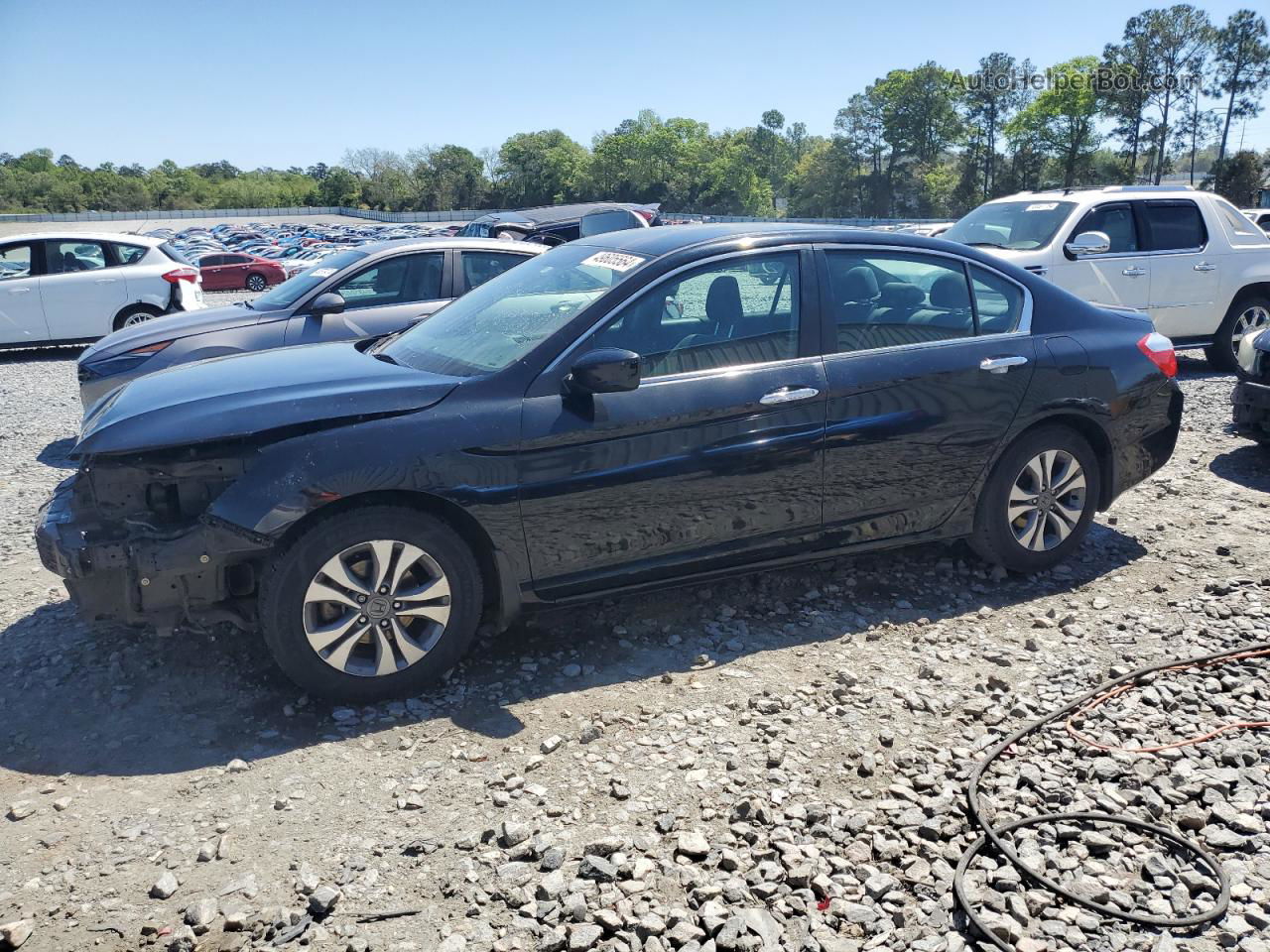 2015 Honda Accord Lx Black vin: 1HGCR2F32FA174768